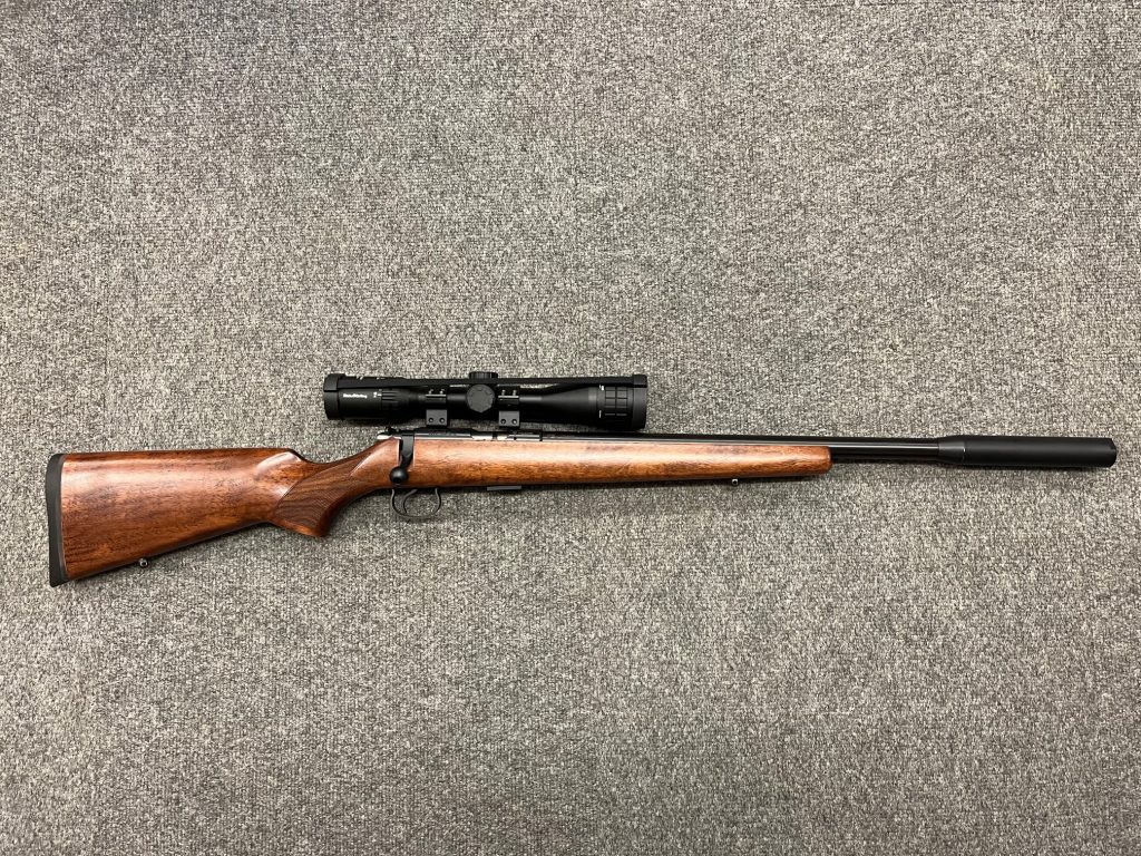 CZ 455 VARMINT WALNUT (PACKAGE DEAL)    (sold awaiting delivery)