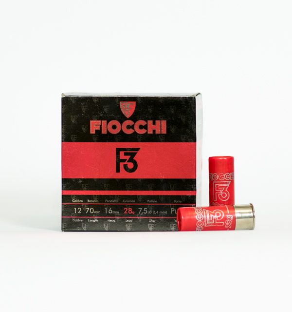 FIOCCHI F3 12G X 7.5 SHOT 28GRM PLASTIC
